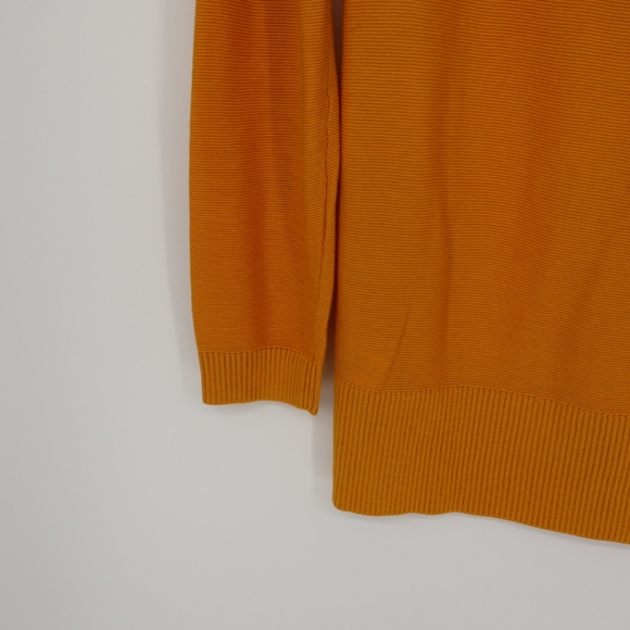 Talbots Women's Yellow Button Front V Neck Cardigan Sweater Size Small Petite - Picture 13 of 14